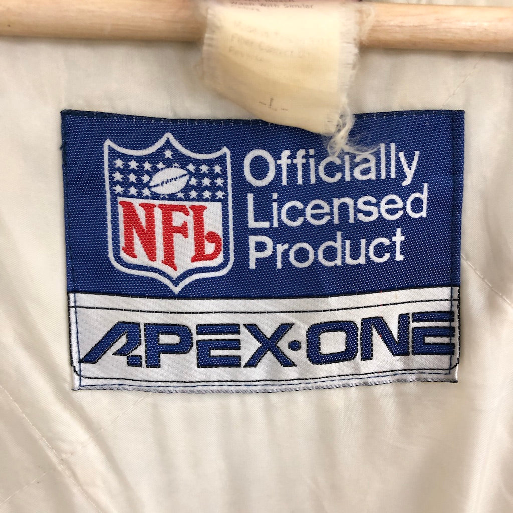 90s vintage RAIDERS レイダース ナイロンジャケット NFL APEX ONE 中綿 ワッペン