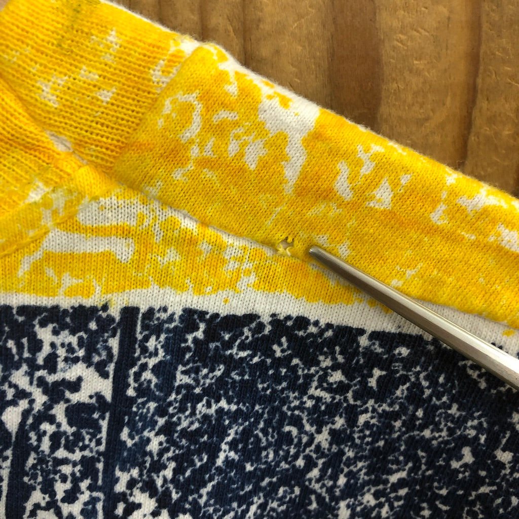 90s vintage USA製 FRUITS OF THE LOOM フルーツオブザルーム BLUE HENS University of Delaware デラウェア大学 Tシャツ ビッグプリント