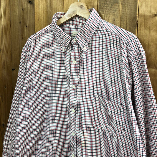 USA製 L.L.Bean エルエルビーン 長袖シャツ BDシャツ ボタンダウン チェック柄