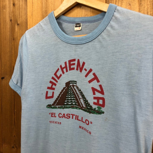 Fajer リンガーTシャツ 半袖 カットソー ビッグプリント