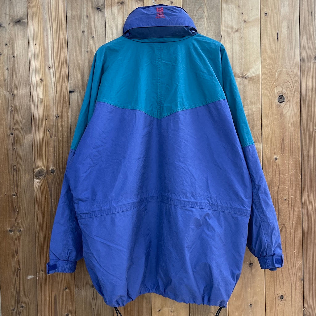 90s vintage HELLY HANSEN ヘリーハンセン マウンテンパーカー ナイロンジャケット フルジップ ジップアップ
