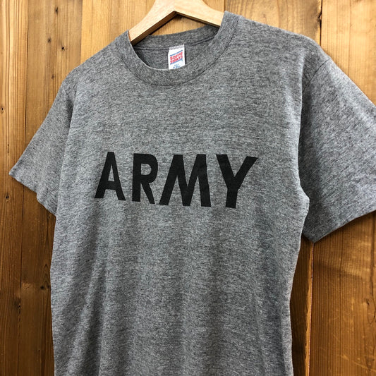 USA製 90s vintage SOFFE SHIRTS ソフィー Tシャツ 半袖 カットソー ARMY ビッグプリント