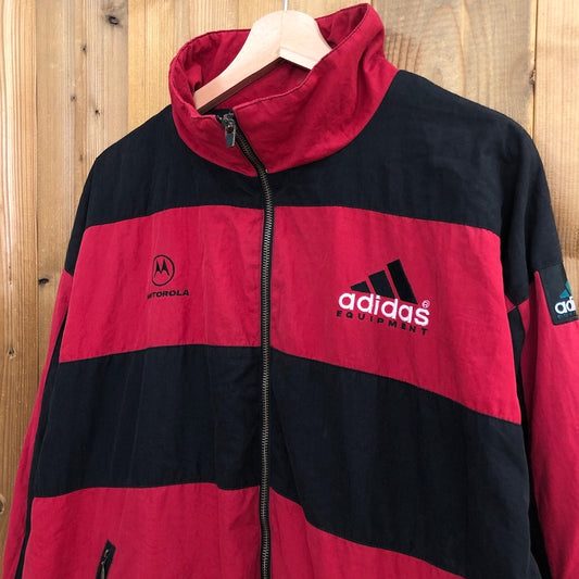 90s vintage adidas アディダス EQUIPMENT EQT コットンジャケット フルジップ ジップアップ
