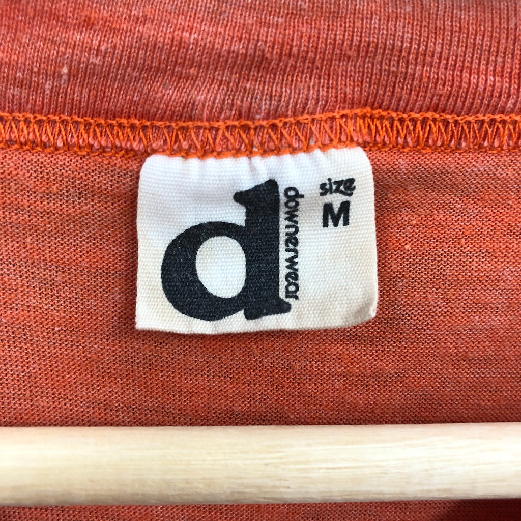 downer wear ダウナーウェア Tシャツ 半袖 カットソー ビッグプリント