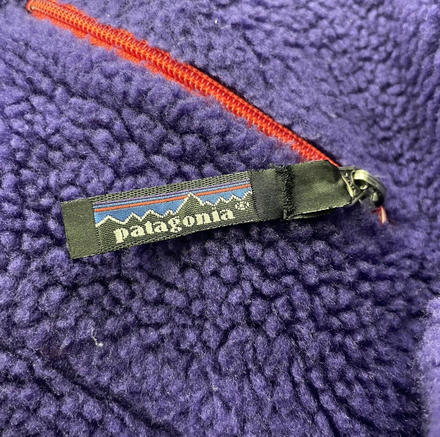 90s USA製 patagonia グリセード ジャケット エッグプラント フレンチレッド パタゴニア フリース パイル リバーシブル VINTAGE　92