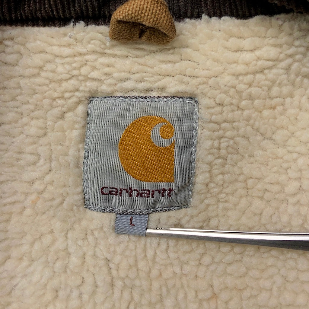 Carhartt カーハート デトロイトジャケット ボアライナー 裏ボア 襟コーデュロイ ダック地 ジップアップ フルジップ
