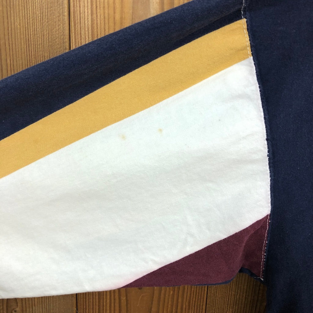 80s vintage CHAPS チャップス ラガーシャツ 長袖 マルチストライプ柄
