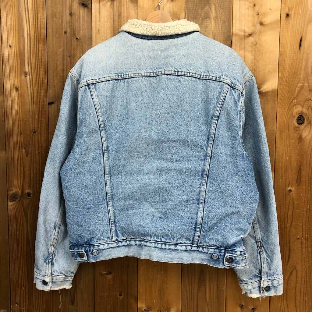 USA製 80s vintage Levi's リーバイス ボアデニムジャケット ボタン裏 ...