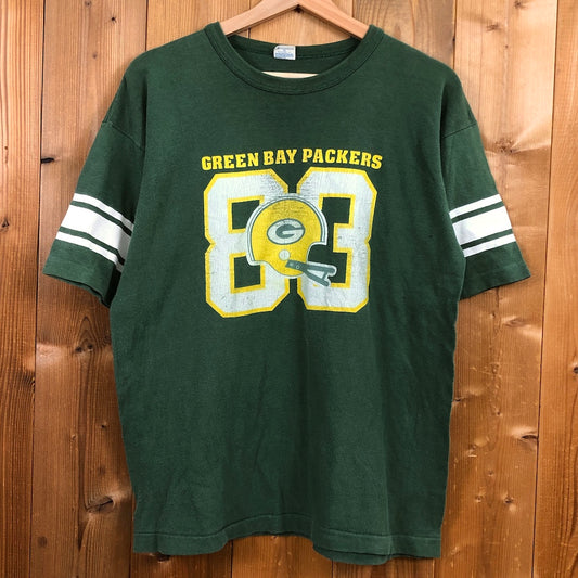 70s vintage USA製 Champion チャンピオン NFL Green Bay Packers グリーンベイパッカーズ プリントTシャツ