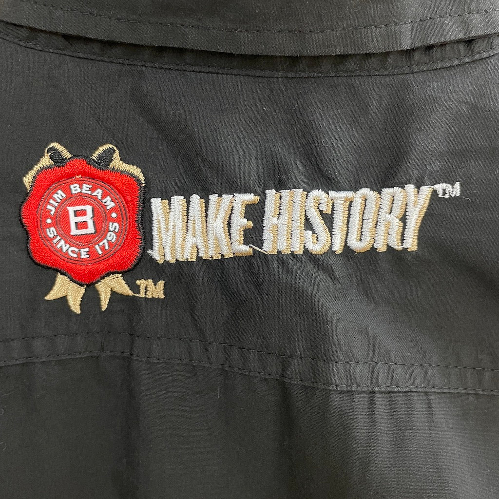 JIM BEAM ジムビーム 半袖シャツ 企業ロゴ 刺繍ロゴ