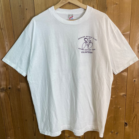 90s vintage USA製 JERZEES ジャージーズ SPOKANE BICYCLE CLUB Tシャツ 半袖 カットソー