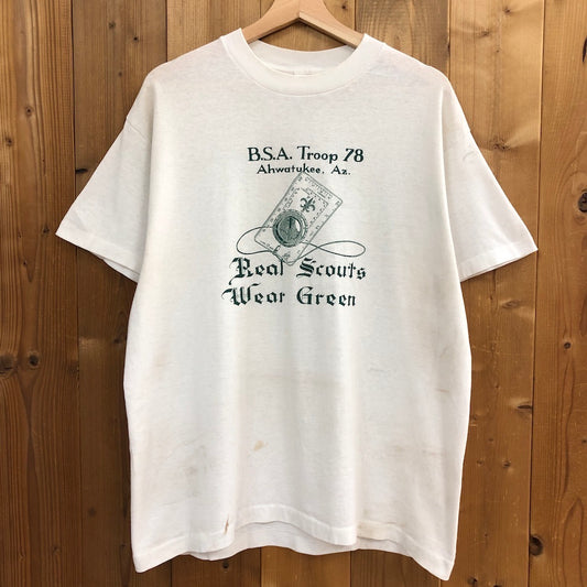 USA製 HeF-T ヘフト Tシャツ 半袖 カットソー ビッグプリント バックプリント