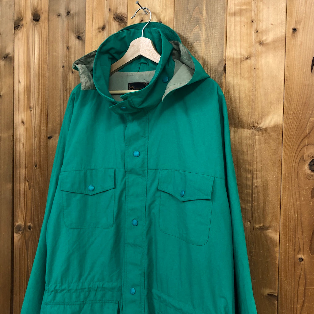 80s 90s vintage Eddie Bauer エディー・バウアー マウンテンパーカー ジャケット ジップアップ フルジップ 格納フーディ