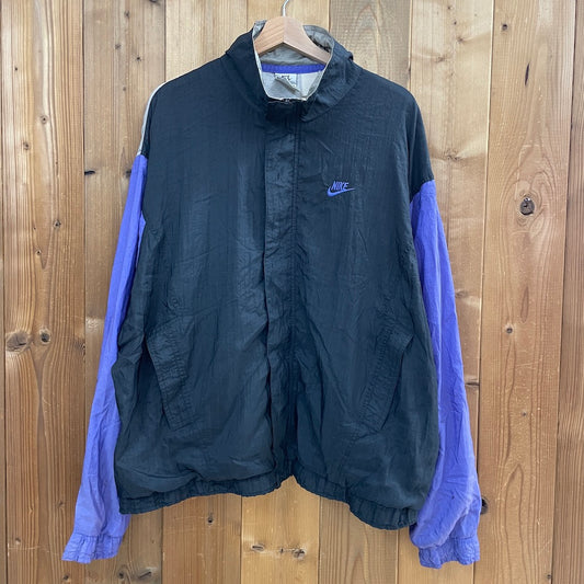 90s vintage NIKE ナイキ CHALLENGE COAT ナイロンジャケット フルジップ ジップアップ