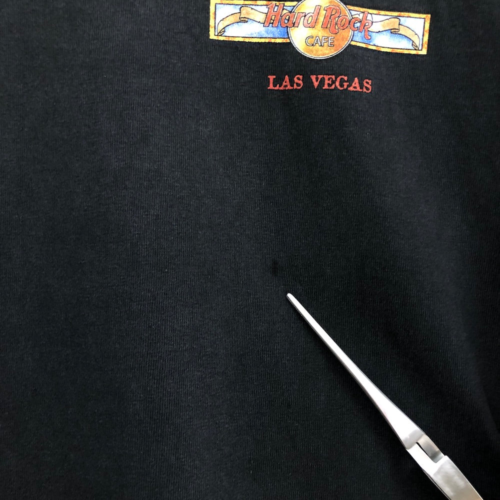 Hard Rock CAFE LAS VEGAS ハードロックカフェ ラスベガス ステンドグラス 楽器 Tシャツ 半袖 カットソー