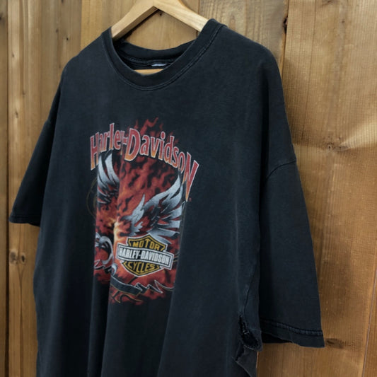 HARLEY-DAVIDSON ハーレーダビットソン プリントTシャツ 半袖 カットソー 鷲 イーグル