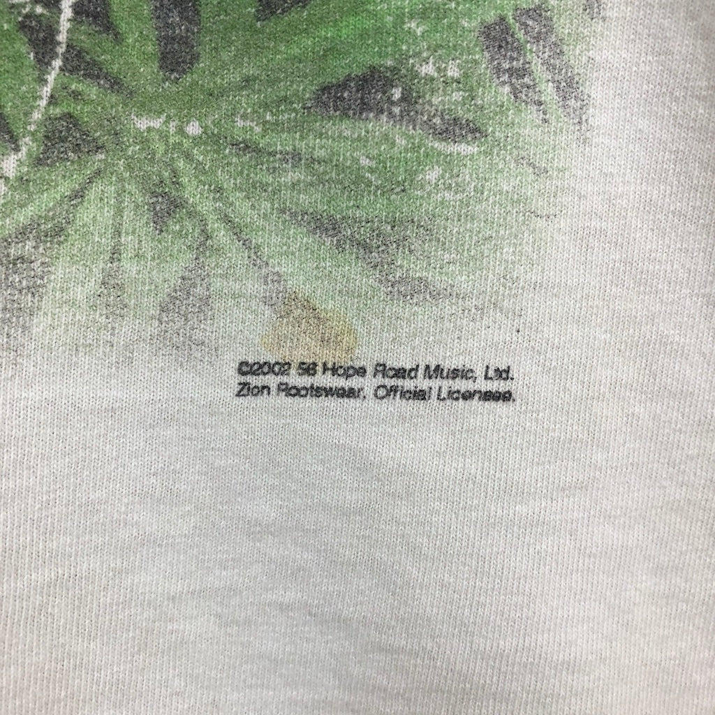 ZION ザイオン ボブ・マーリー Tシャツ 半袖 カットソー ビッグプリント