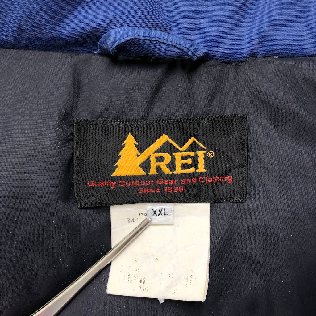90s vintage USA REI アールイーアイ ホワイトグース ダウンジャケット パーカー フーディー