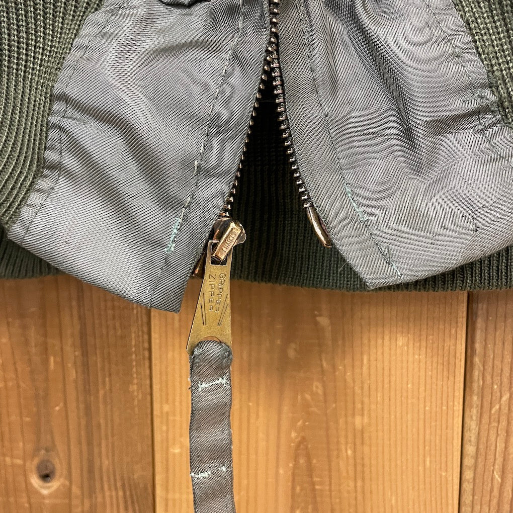 80s vintage U.S.ARMY USAF CWU-36/P フライトジャケット 米軍 ミリタリー ジップアップ フルジップ 軍モノ