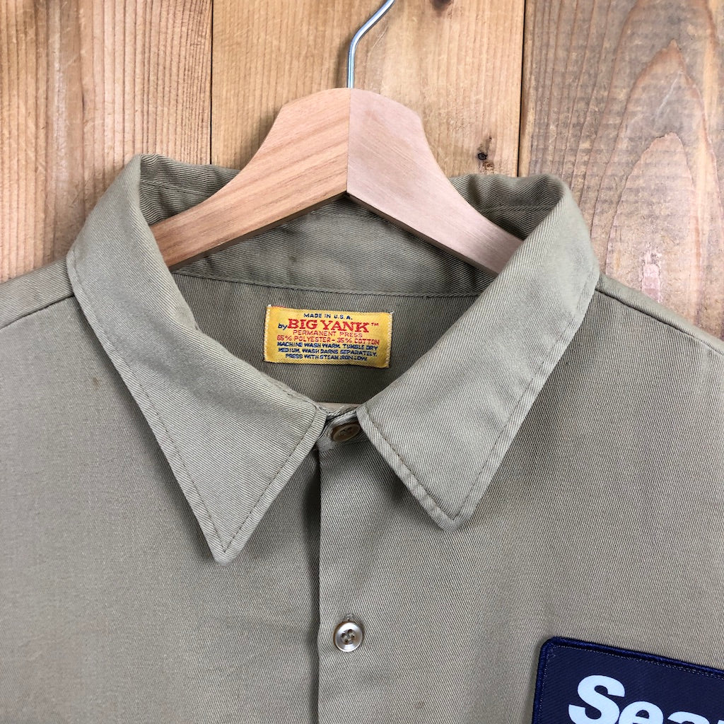 USA製 BIG YANK ビッグヤンク Sears シアーズ ワークシャツ 半袖シャツ