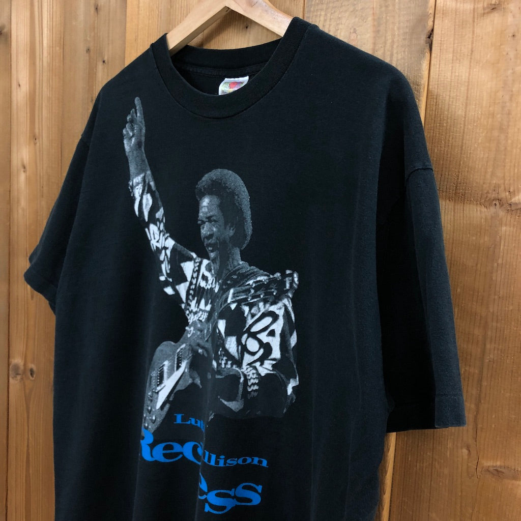 FRUIT OF THE LOOM フルーツオブザルーム Luther Allison ルーサーアリスン プリントTシャツ 半袖 カットソー ツアーT