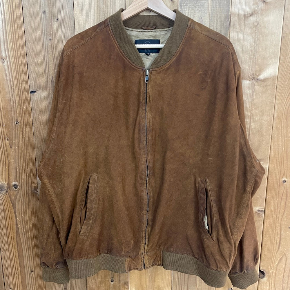 GOLDEN BEAR ゴールデンベアー オールレザー スタジャン ヌバック ジャケット レザージャケット ジップアップ