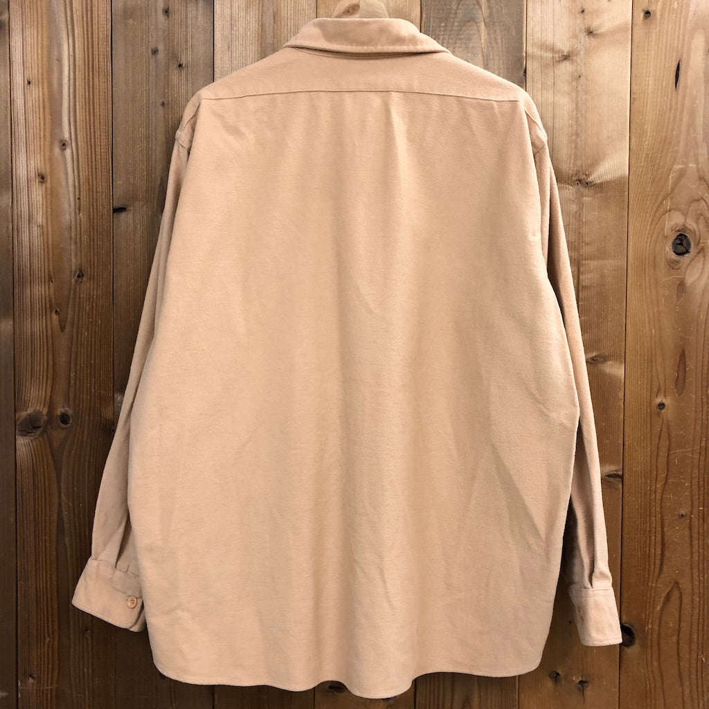 USA製 L.L.Bean エルエルビーン 長袖シャツ コットン シャモアクロスシャツ