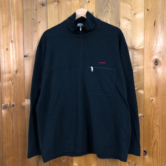 90s vintage USA製 patagonia パタゴニア R1 ZIP-T ハーフジップ POLARTEC プルオーバー