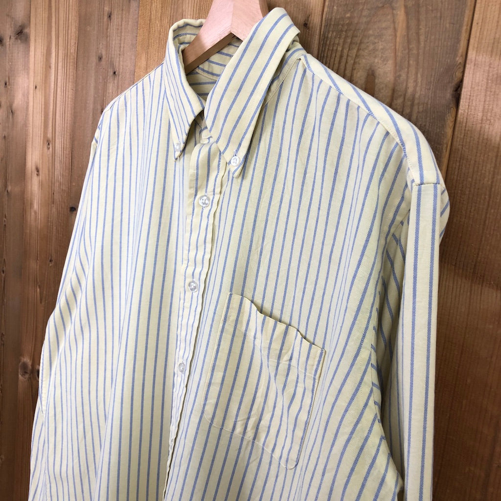 90s vintage USA製 L.L.Bean エルエルビーン  長袖シャツ チェック 16.5 オックスフォオード