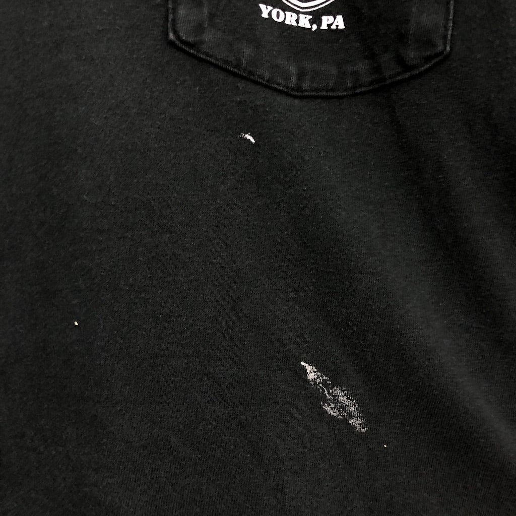 USA製 Hanes ヘインズ HARLEY-DAVIDSON ハーレーダビッドソン Tシャツ 半袖 カットソー 胸ポケット バックプリント