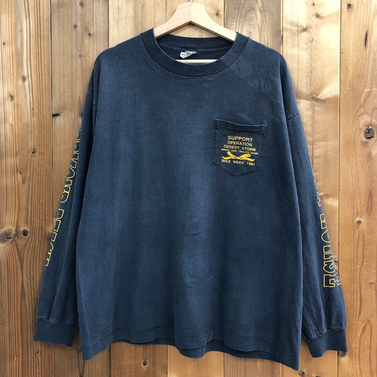 USA製 SOF Tee ロンT ロングTシャツ 長袖Tシャツ バックプリント アームプリント