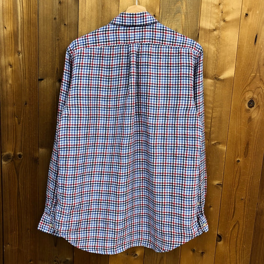 RALPH LAUREN ラルフローレン 長袖シャツ BDシャツ ボタンダウン チェック ホワイト/レッド /ブルー