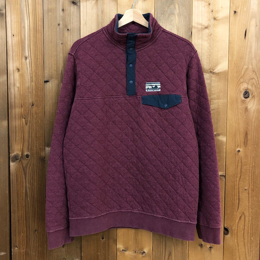 patagonia パタゴニア オーガニックコットン キルティング スナップT フリースジャケット ダイヤモンドキルト 25370