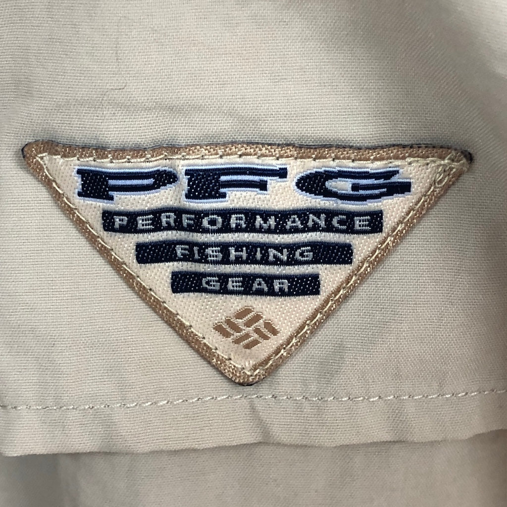 Columbia コロンビア 長袖シャツ フィッシングシャツ PFG メッシュ ベージュ