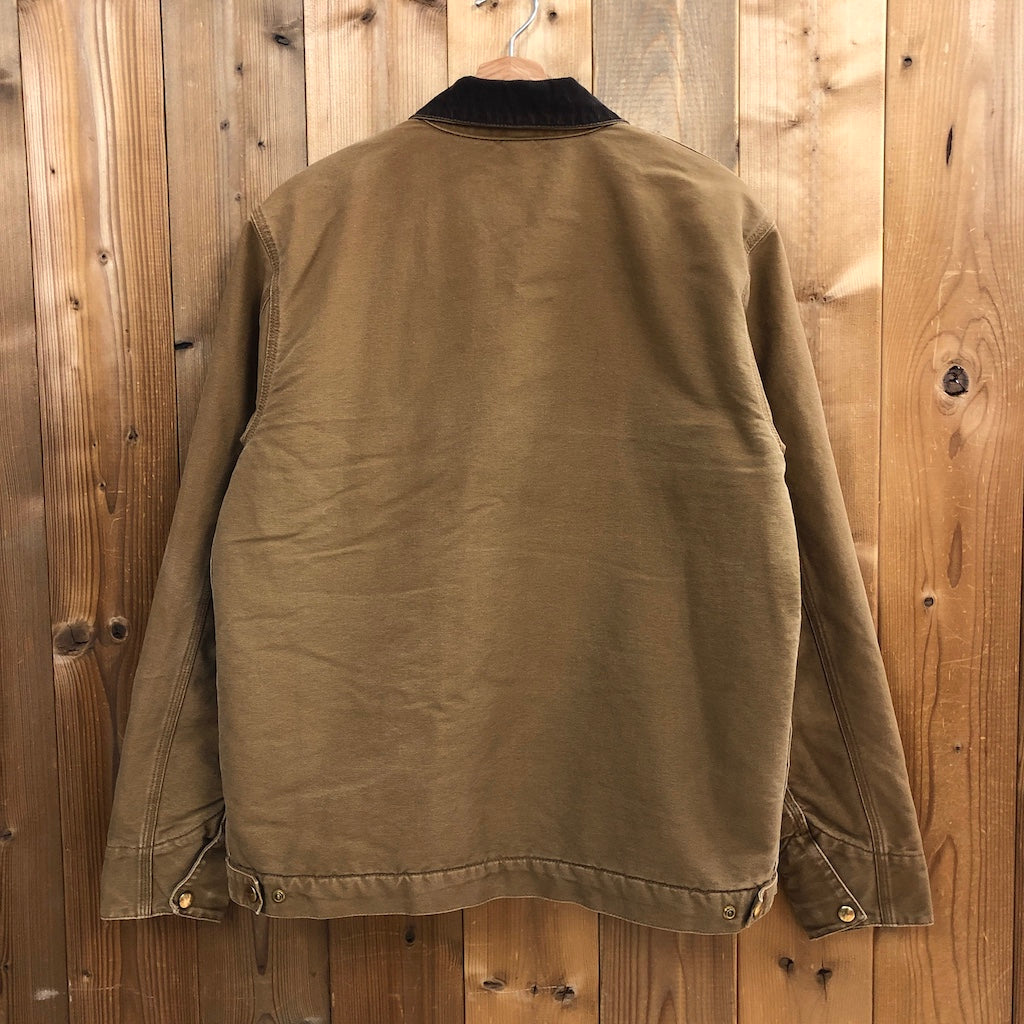 Carhartt カーハート デトロイトジャケット ボアライナー 裏ボア 襟コーデュロイ ダック地 ジップアップ フルジップ