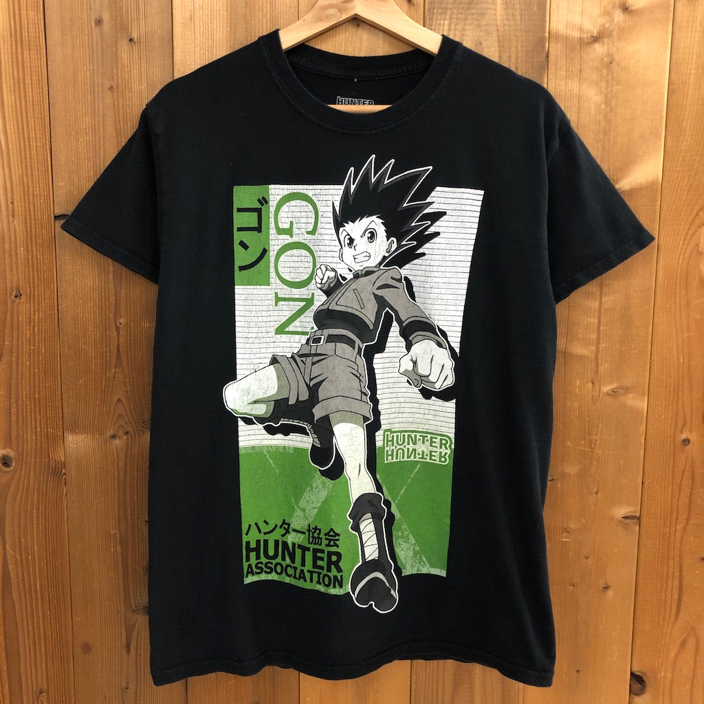 HUNTER×HUNTER ハンターハンター ゴン Tシャツ 半袖　カットソー ビッグプリント キャラクターTシャツ