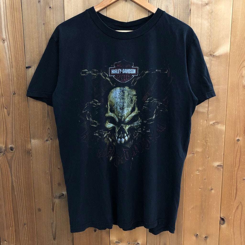 HARLEY-DAVIDSON ハーレーダビットソン BATTLEFIELD バトルフィールド プリントTシャツ 半袖 カットソー