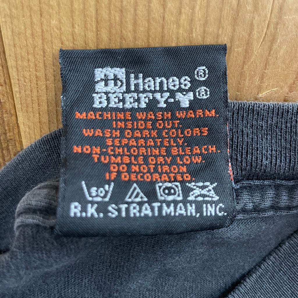 USA製 Hanes ヘインズ HARLEY-DAVIDSON ハーレーダビッドソン Tシャツ 半袖 カットソー バックプリント