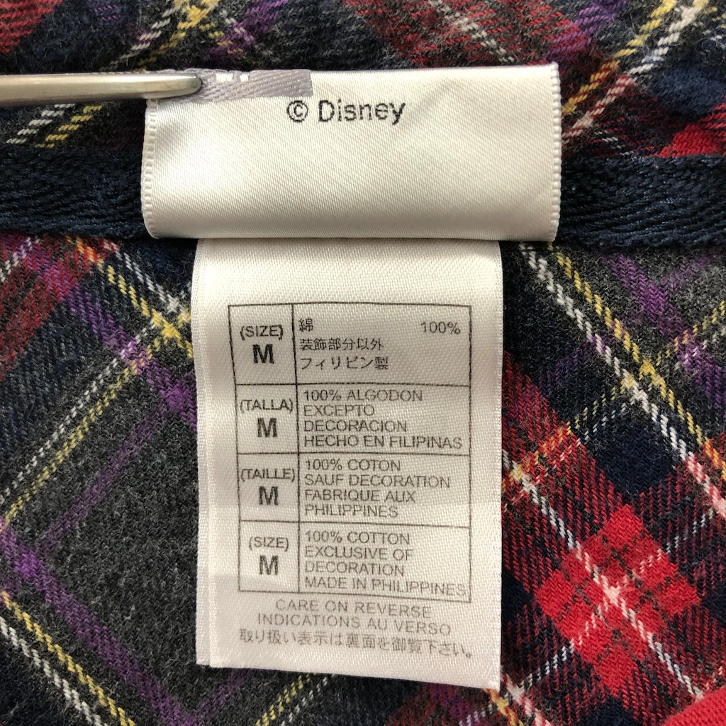 00s vintage Walt Disney World ウォルトディズニーワールド Disneyland ディズニーランド ラガーシャツ 長袖シャツ 刺繍 コットン