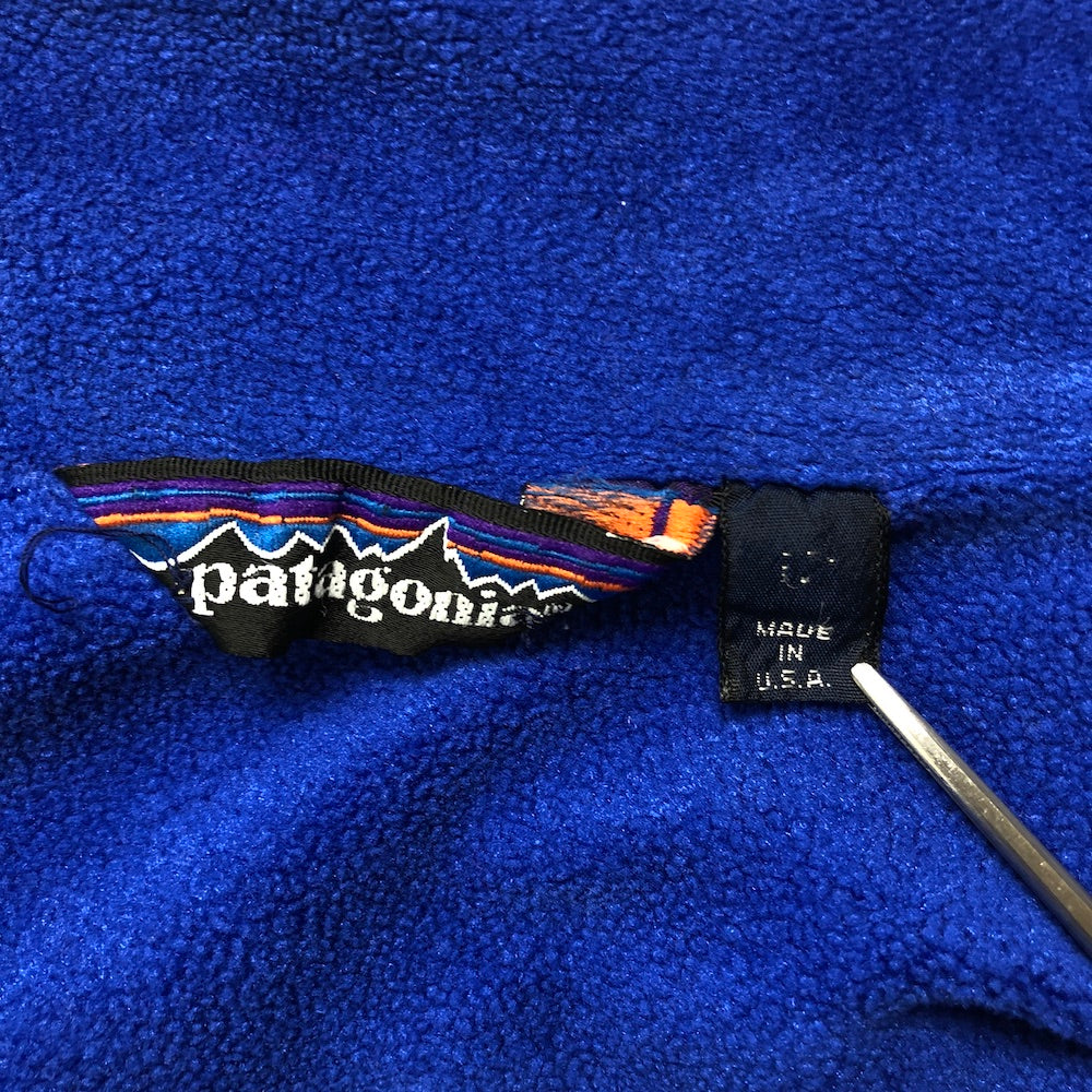 80s vintage USA製 patagonia パタゴニア ナイロンジャケット Nylon 三角タグ シェルドシンチラ ジップアップ 42119