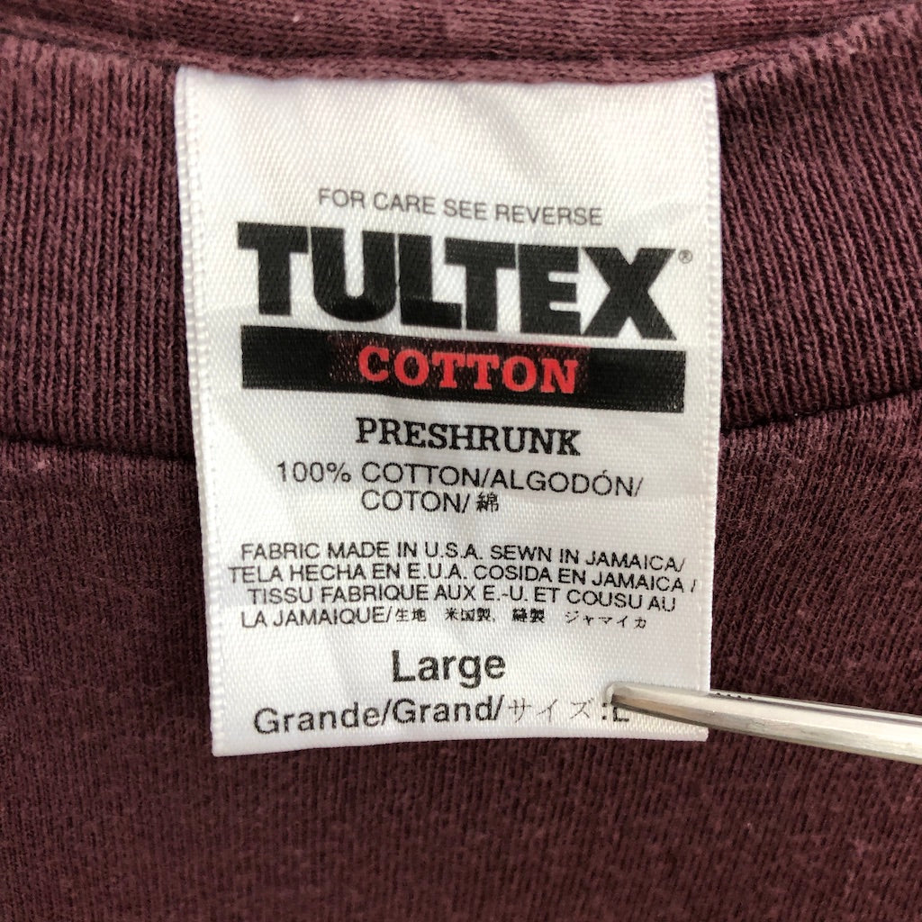 90s vintage USA製 TULTEX タルテックス Emmanuel エマニュエル キリスト プリントTシャツ 半袖 カットソー