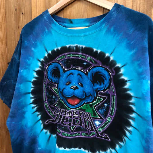 LIQUID BLUE リキッドブルー GRATEFUL DEAD グレイトフル・デッド Tシャツ 半袖 カットソー ビッグプリント タイダイ染め バンドTシャツ