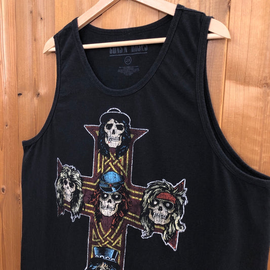 GUNS N' ROSES ガンズ・アンド・ローゼズ タンクトップ ノースリーブ バンド ロック