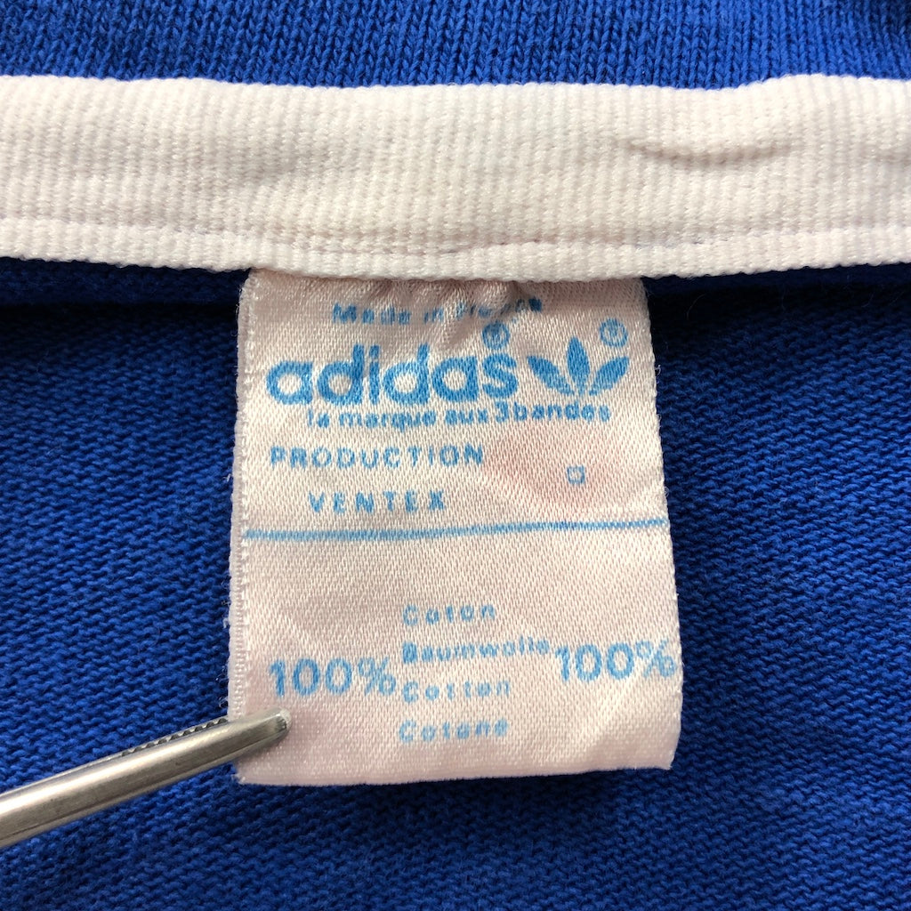 70s vintage フランス製 adidas アディダス ユニフォームシャツ フランス代表 コットン 21