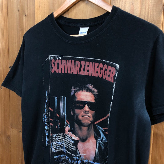 GILDAN ギルダン ターミネーター アーノルド・シュワルツェネッガー ムービーTシャツ 半袖 カットソー ビッグプリント