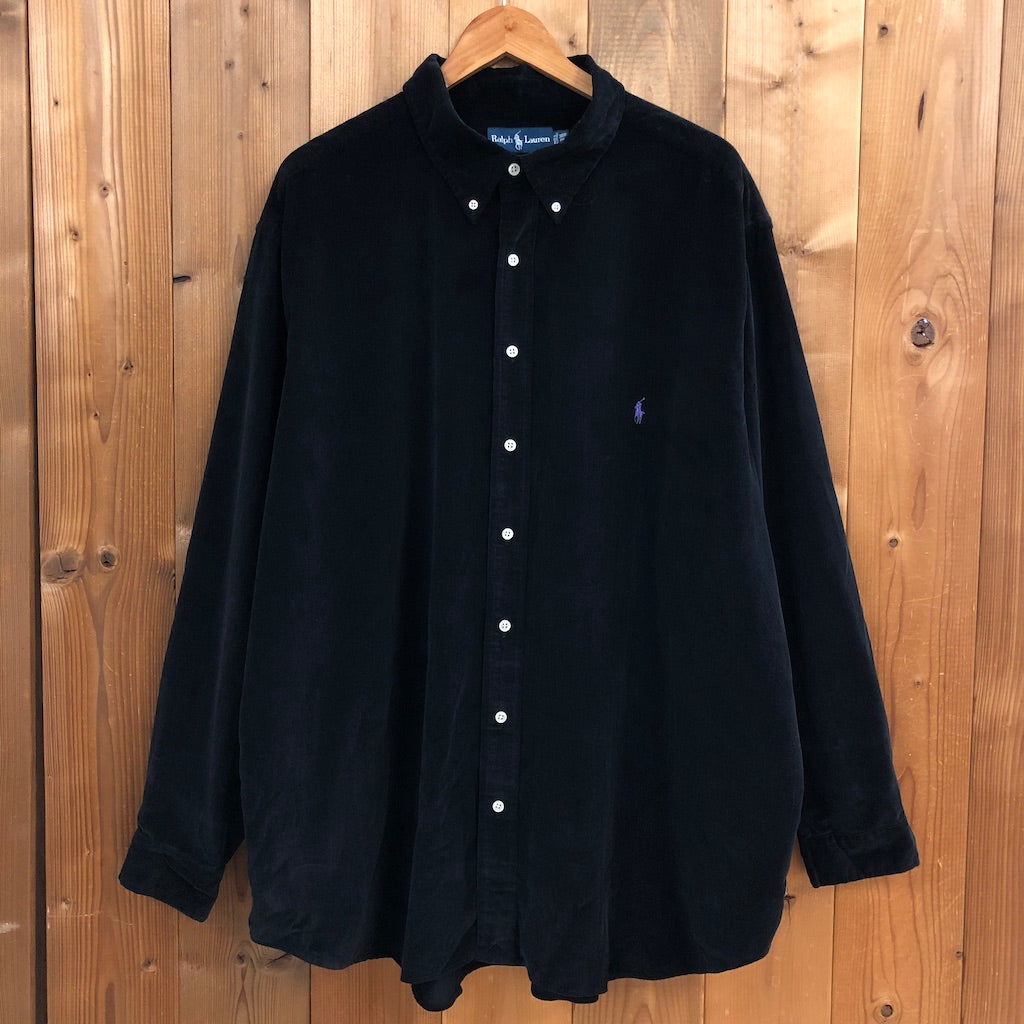 Ralph Lauren ラルフローレン コーデュロイシャツ 長袖シャツ BDシャツ ボタンダウン