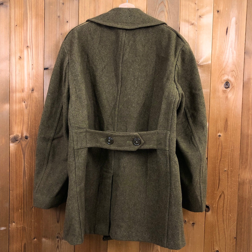 40s vintage U.S.ARMY 米軍 オフィサーコート Pコート オーバーコート ウールメルトン 1945年