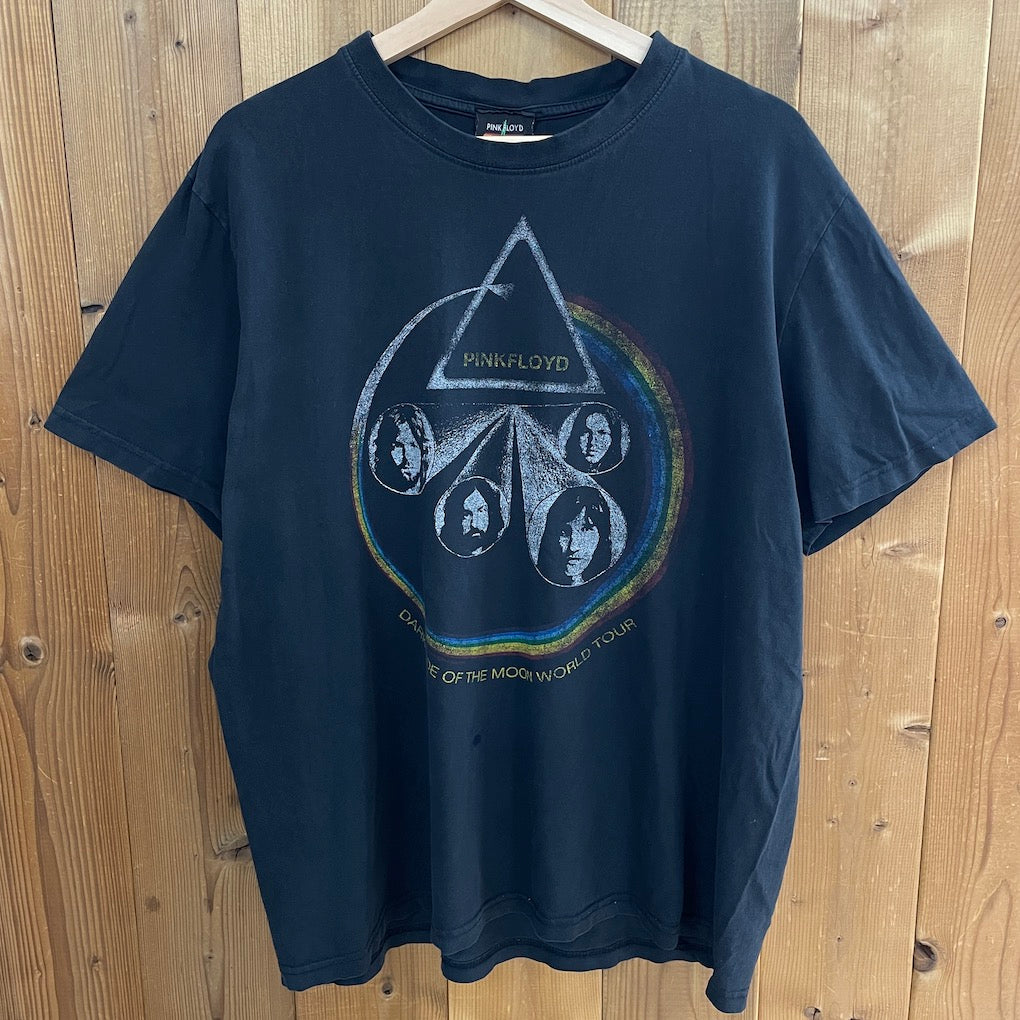 PINK FLOYD ピンク・フロイド プリントTシャツ 半袖 Tシャツ  ツアーTシャツ DARK SIDE OF THE MOON WORLD TOUR