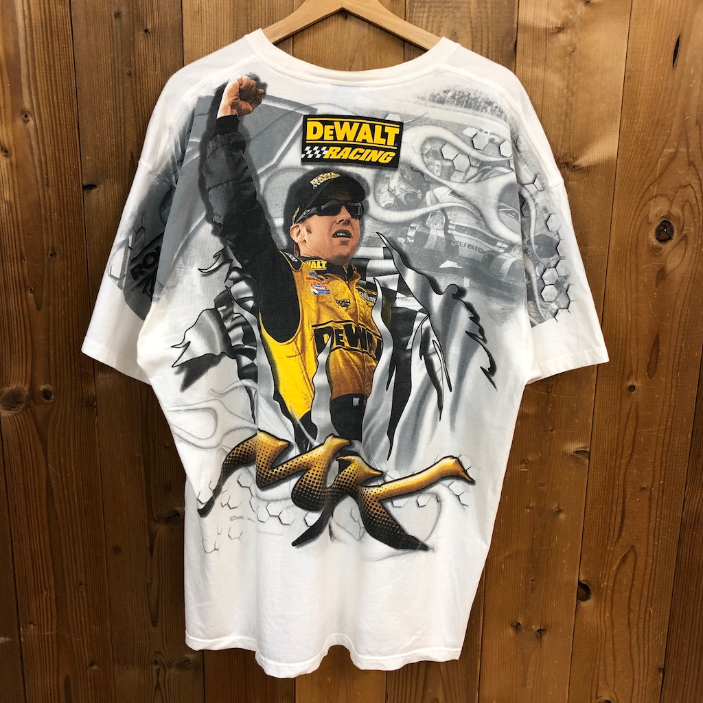 HASE AUTHENTICS ハセオーセンティックス プリントTシャツ 半袖 カットソー ビッグプリント レーシング
