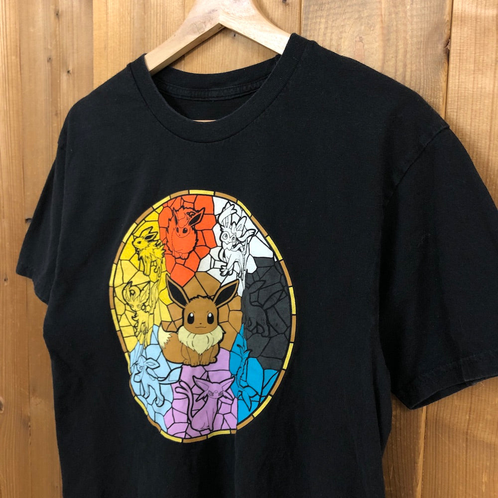 POKEMON pokémon ポケモン ポケットモンスター イーブイ プリント アニメ キャラクター ゲームTシャツ 半袖 カットソー